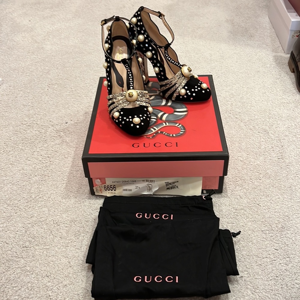 2016 Gucci Rad Lux platform Mary Janes - Picture 16 of 16